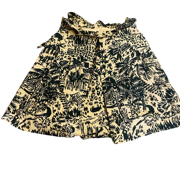 ANTHROPOLOGIE COREY LYNN CALTER | Palm Garden Paper Bag Skirt. Sz. 10 - Picture 7 of 9